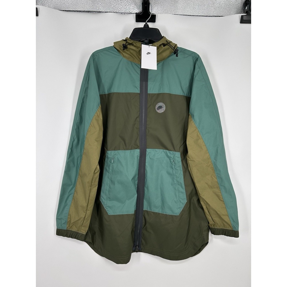 Nike Sportswear Woven Utility Windbreaker Full Zip‎ Up Jacket FB2192-325 Medium
